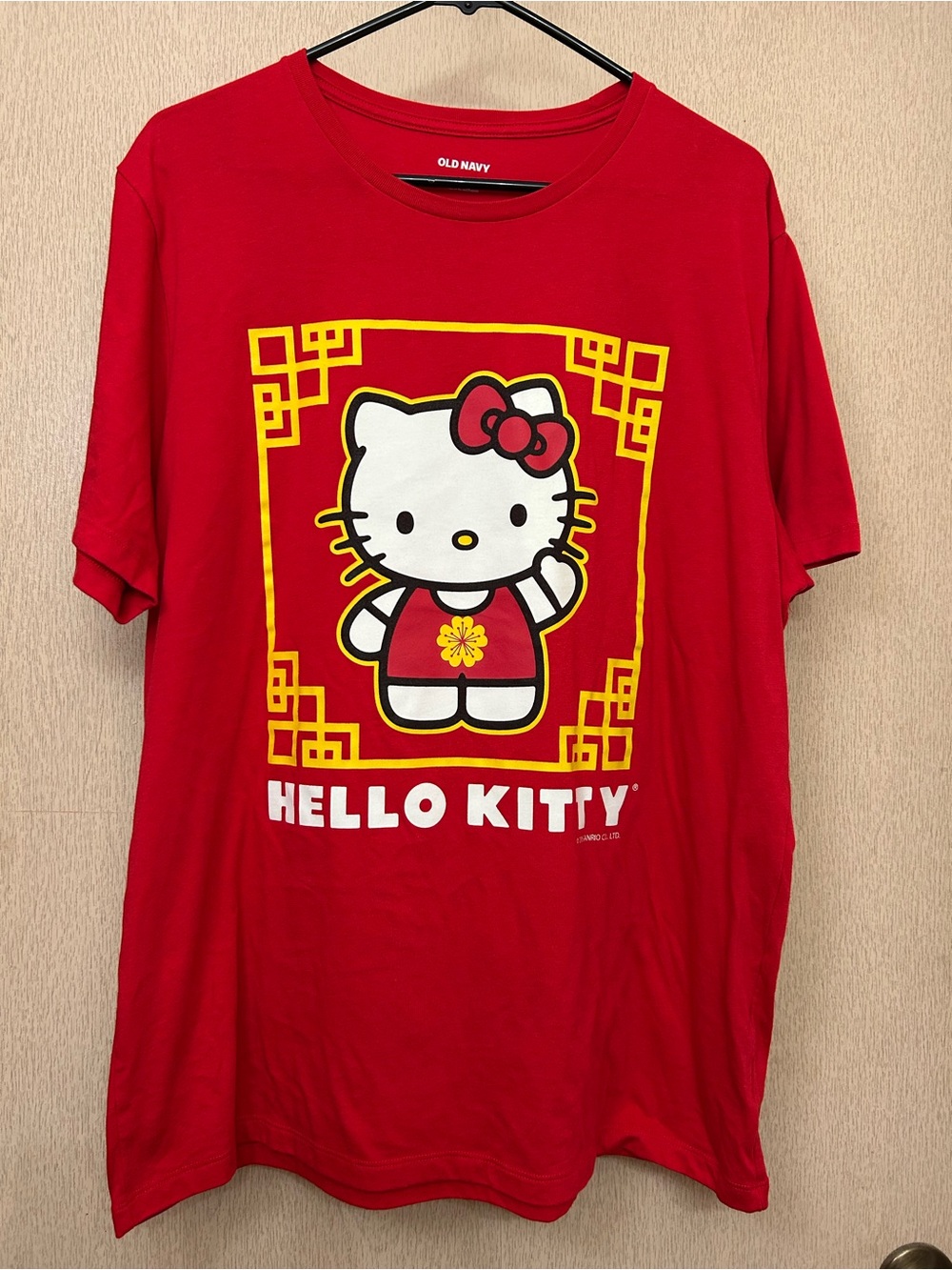 Hello Kitty Chinese New Year Red Shirt - Old Navy - Size XL
